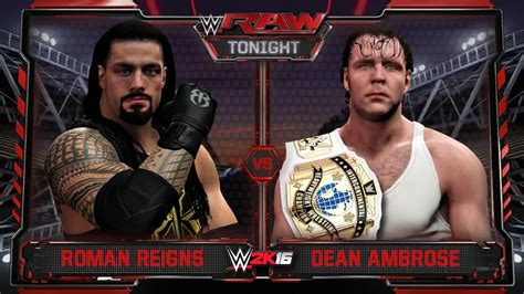Wwe Raw 21516 Roman Reigns Vs Dean Ambrose And Lesnar Attack Reigns
