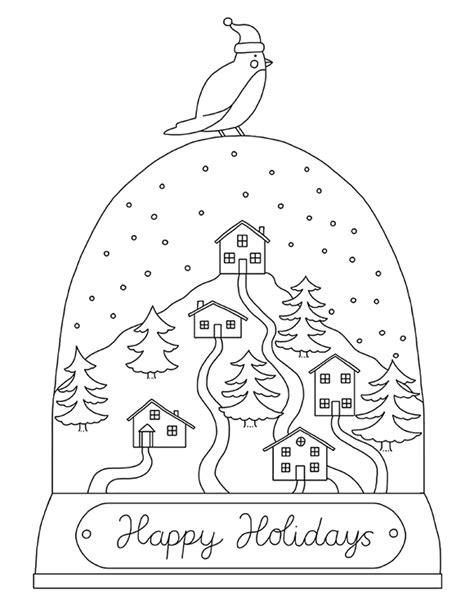 Printables Color In The Holidays Hp Official Site