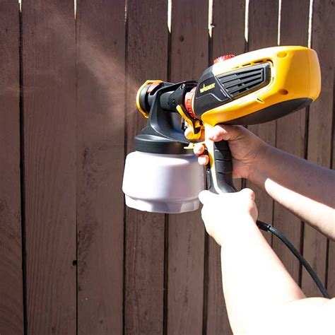 How To Stain A Fence With A Wagner Flexio Paint Sprayer Using A Paint Sprayer Paint Sprayer