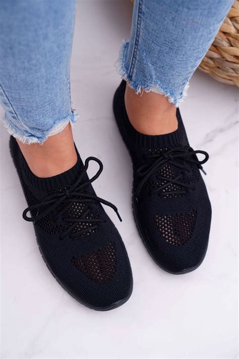 Women's Sport Shoes Elastic Black Jenny | Cheap and fashionable shoes 