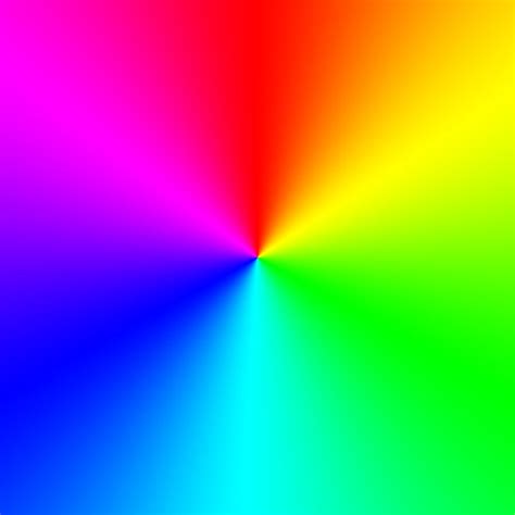 Rainbow Spectral Circle Gradient Digital Art By Miroslav Nemecek Fine