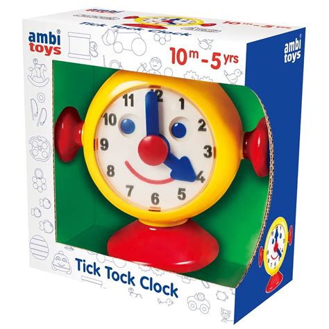 Tick Tock Clock Ambi Toys Squeak And Rattling Toys