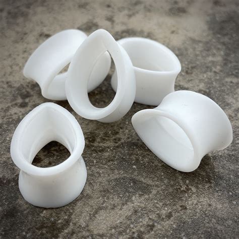 White Silicone Teardrop Tunnels