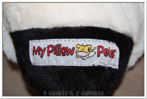 3 Garnets And 2 Sapphires My Pillow Pets Panda From
