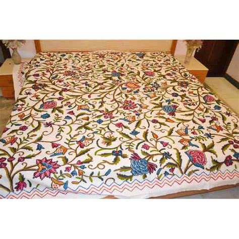 Embroidery Bed Sheetsembroidery Bed Sheets Manufacturer And Exporter In Srinagar India