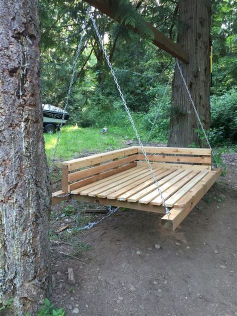 Adorable 30 Fantastic Diy Wooden Pallet Swing Chair Ideas Source