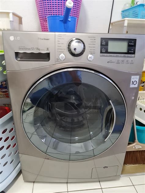 Lg True Steam Washer And Dryer 12 8 Kg Tv And Home Appliances Washing