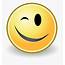 Animated Smiley Face Wink  Free Transparent Clipart ClipartKey