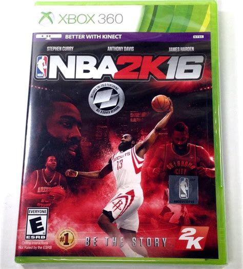 Nba 2k16 Microsoft Xbox 360 Rated E Everyone Kinect Basketball Game New Sealed Kinect