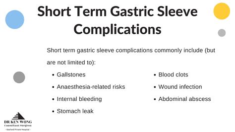 Understanding Gastric Sleeve Complications Early Long Term