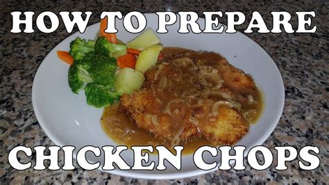 How To Prepare Chicken Chops Youtube