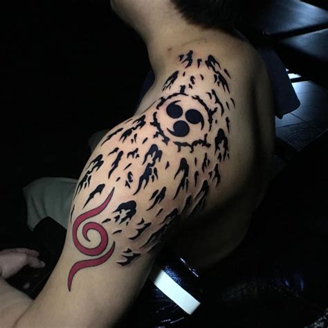 Sasuke Curse Mark Tattoo Naruto Tattoo Anime Tattoos Body Art