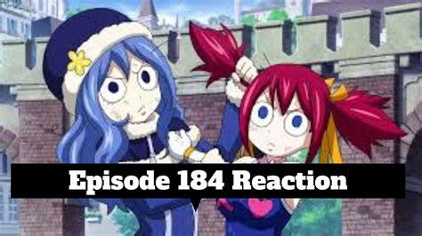 Fairy Tail Blind Reaction Episode 184 English Dub Review YouTube