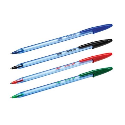 Bic Cristal Soft Stylos Bille Pointe Moyenne 12 Mm