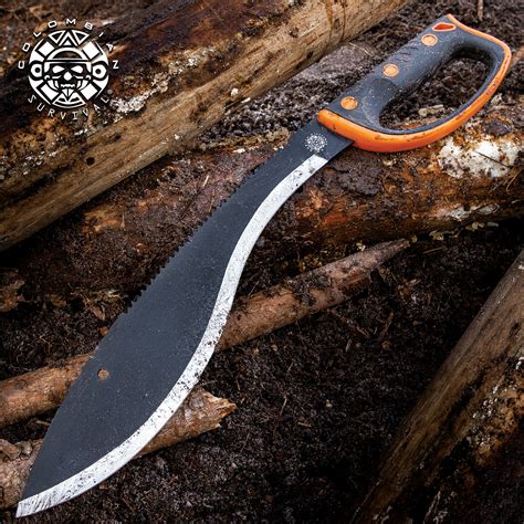 Colombian Rescue Sawback Kukri With Sheath Stainless