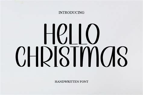 Hello Christmas Font By Adinastudio · Creative Fabrica Best Script