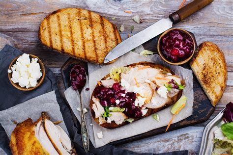 Turkey Cranberry Sandwich Variations Thanksgiving Leftovers Perfected