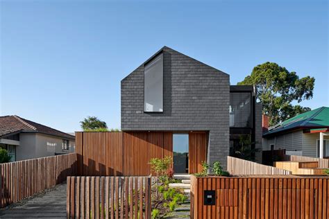 Slate House Northcote Contemporary Exterior Melbourne By