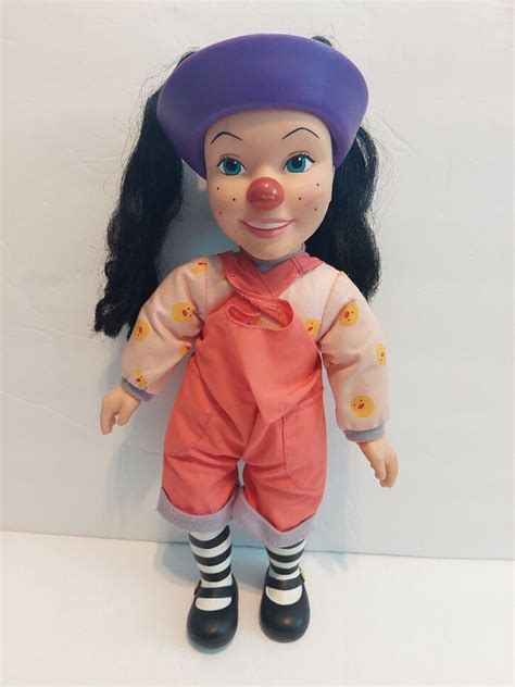 The Big Comfy Couch Playmates Loonette The Clown Rag Vinyl Doll Ebay
