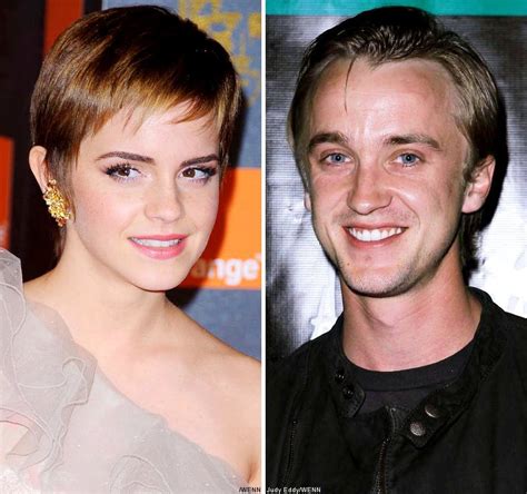 For the first two movies, i had a huge crush on tom felton. Emma Watson: Tom Felton Knows I Had Huge Crush on Him