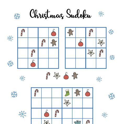 Free Printable Holiday Sudoku - Sudoku Printable