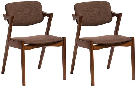 Dining armchair with structure made of peeled and tinted natural rattan 32 mm/1.26 in diameter. Upholstered Dining Armchairs | Chair Pads & Cushions