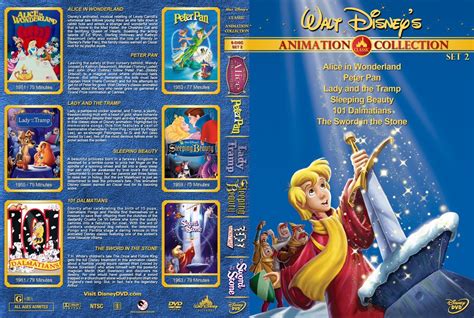 Walt Disney’s Classic Animation Collection Set 2 Dvd Covers And Labels
