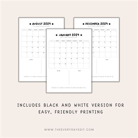 2024 Yearly Calendar Printable 2024 Planner Printable 2024 Etsy Australia