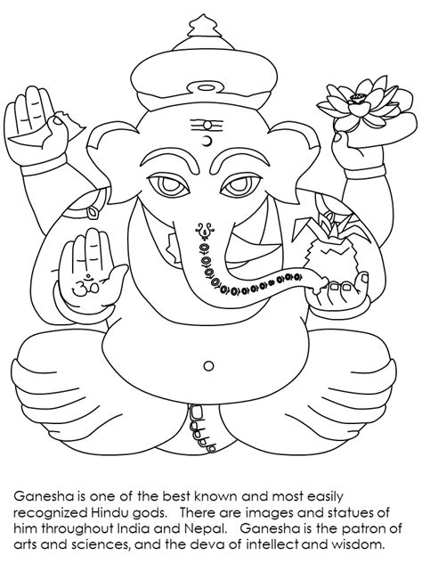 Hindu Mythology Ganesh 96885 Gods And Goddesses Free Printable