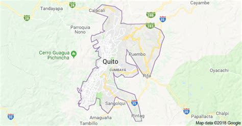 Quito Ecuador Map