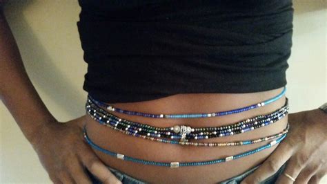 This time i'm showing you how to d.i.y waist beads without elastic. Waist beads | Waist jewelry, Body jewelry, Body chain jewelry