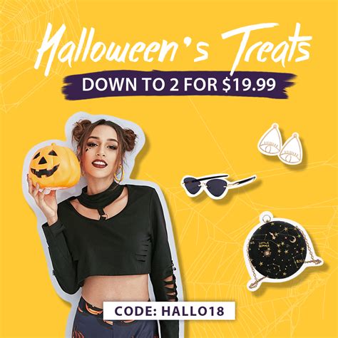 use code hallo18 to get an extra 12 off from oct 10th to oct 28th different sales zaful