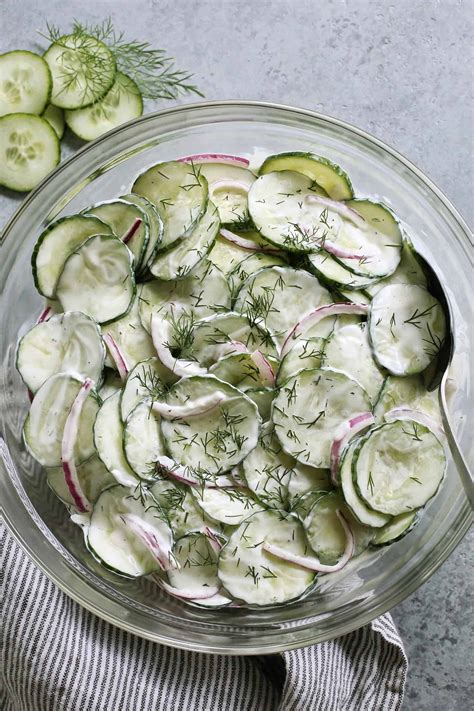 Cucumber And Onion Salad With Mayonnaise