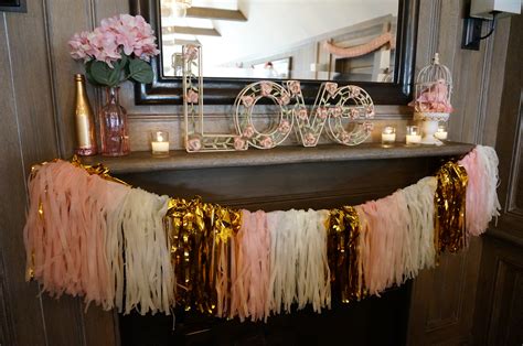 Blush And Gold Bridal Shower