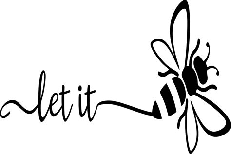 free let it bee svg png eps and dxf by designbundles free svg cut files