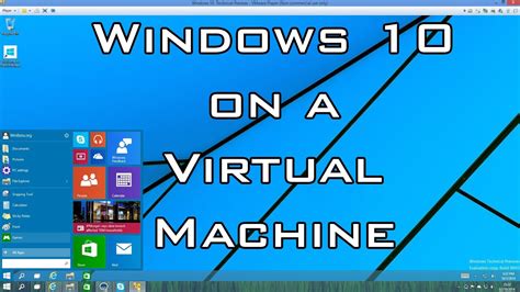 How Install Windows 10 On A Virtual Machine Youtube