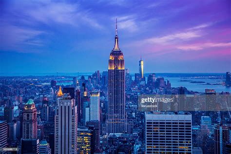 Empire State Building At Night High-Res Stock Photo - Getty Images