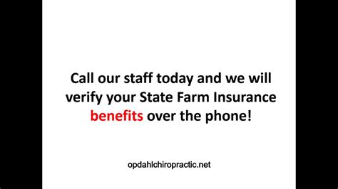 State Farm Insurance — Opdahl Chiropractic Youtube
