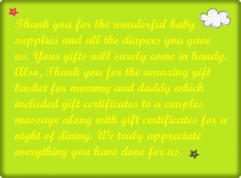 These baby verses and rhymes convey your congratulations message. Baby Shower Thank You Wording, Poems and Quotes | Cute ...