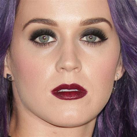 Katy Perry Makeup Charcoal Eyeshadow And Burgundy Lipstick Steal Her Style