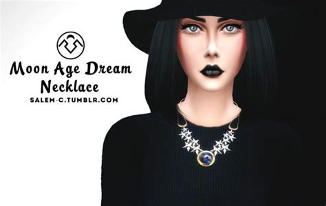 Salem2342 Moon Age Dream Necklace • Sims 4 Downloads Check More At