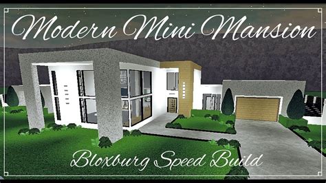 Bloxburg Modern Mini Mansion Speed Build Doovi My Xxx Hot Girl