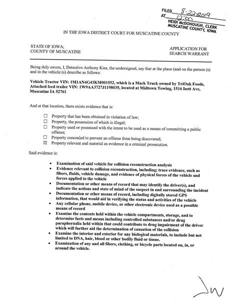 Probable Cause Document