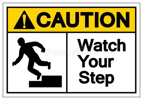 Stair Caution Stock Illustrations 808 Stair Caution Stock