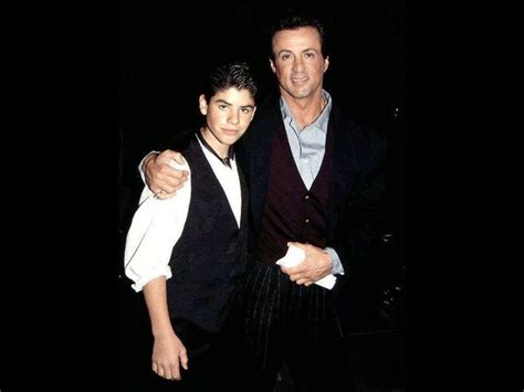 Sly With His Son Sage Rip Sylvester Stallone Sylvester Sly