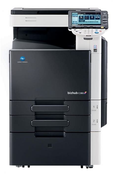 Find everything from driver to manuals of all of our bizhub or accurio products. Konica Minolta Bizhub C360 Colour Copier/Printer/Scanner