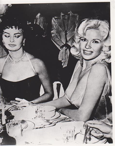 Sophia Loren Jayne Mansfield B Vintage 8x10 Bw Movie Memorabilia Photo