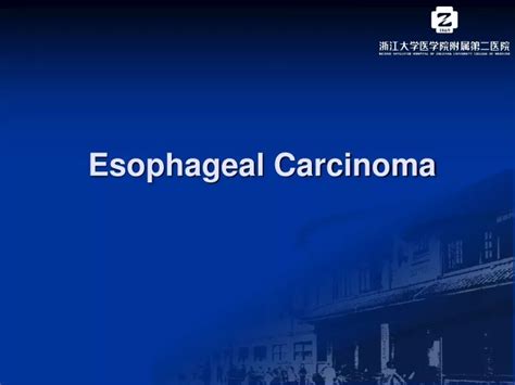 Ppt Esophageal Carcinoma Powerpoint Presentation Free Download Id