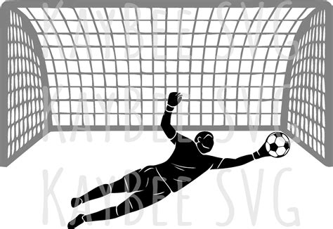 Buy Soccer Goalie Goalkeeper Svg Png Clipart Digital Cut File