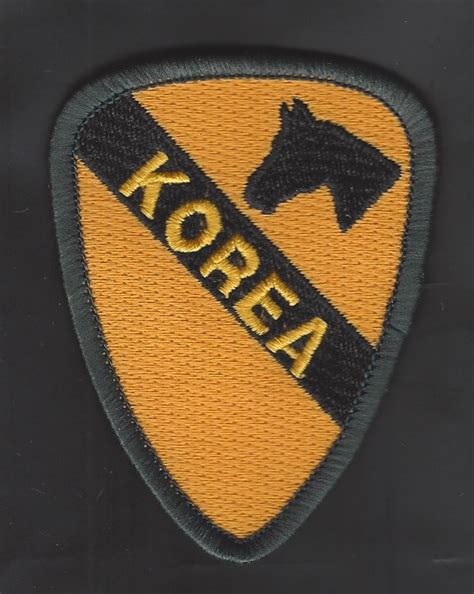Maybe you would like to learn more about one of these? 1st Cavalry Division Korea Patch | Crossed Sabers ...